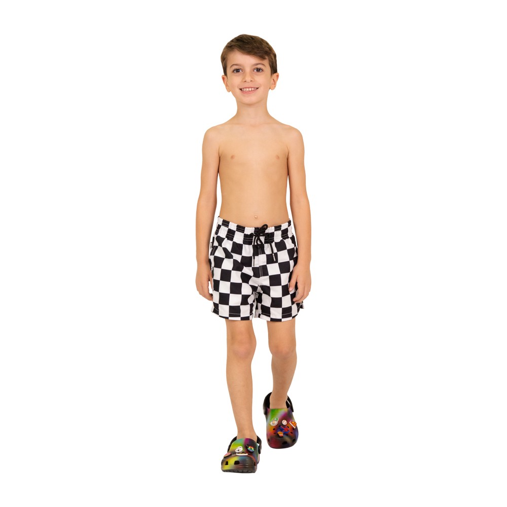 Boy's Swimwear Chessboard