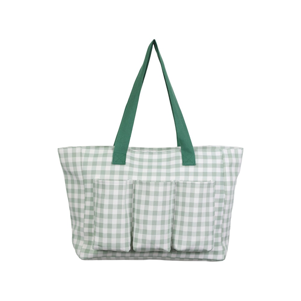 Beach Bag Plaid