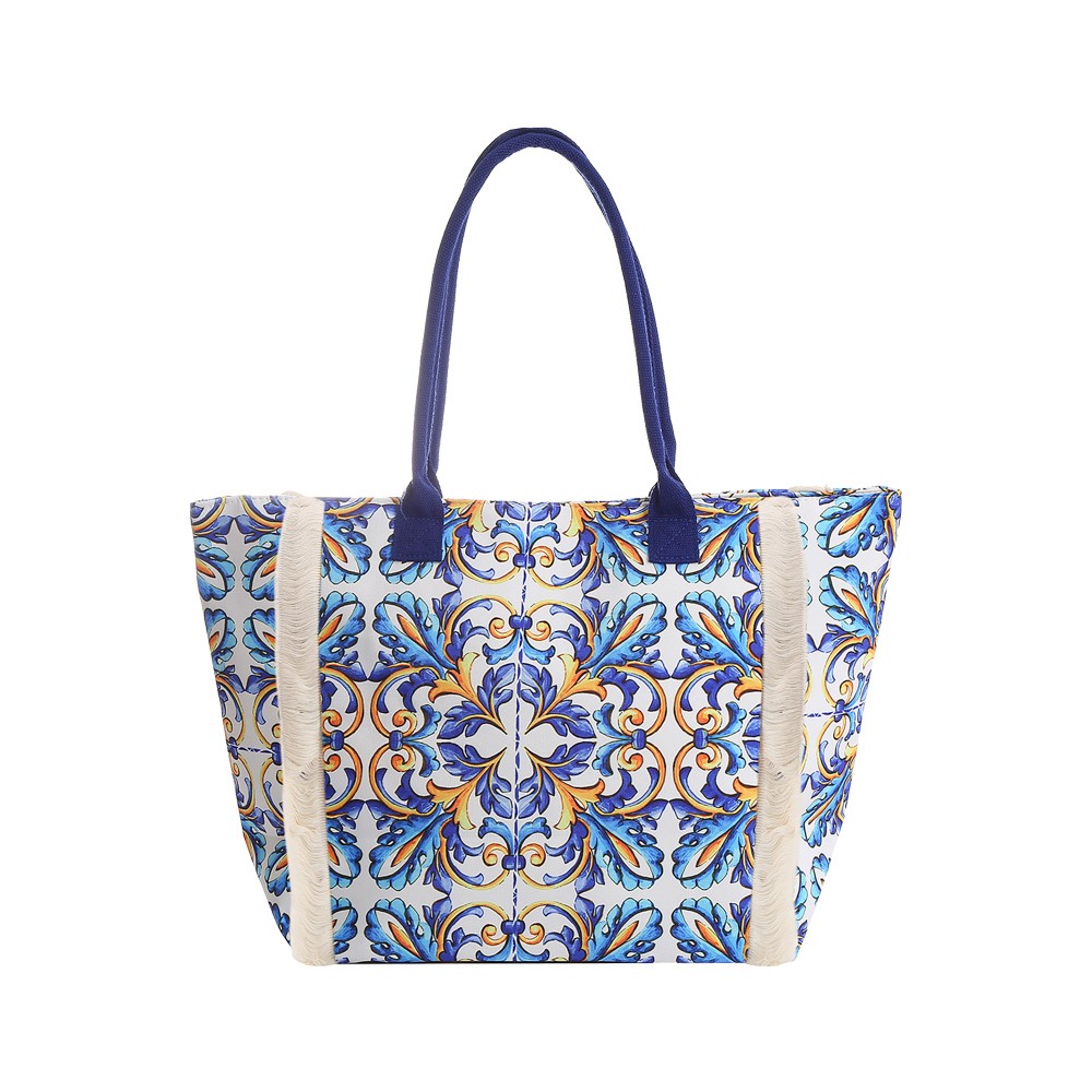 Beach Bag with Mosaic motive