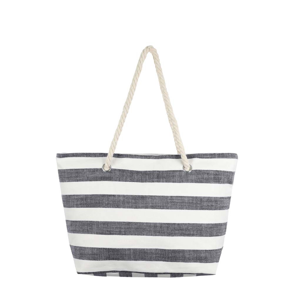 Beach Bag With Stripes