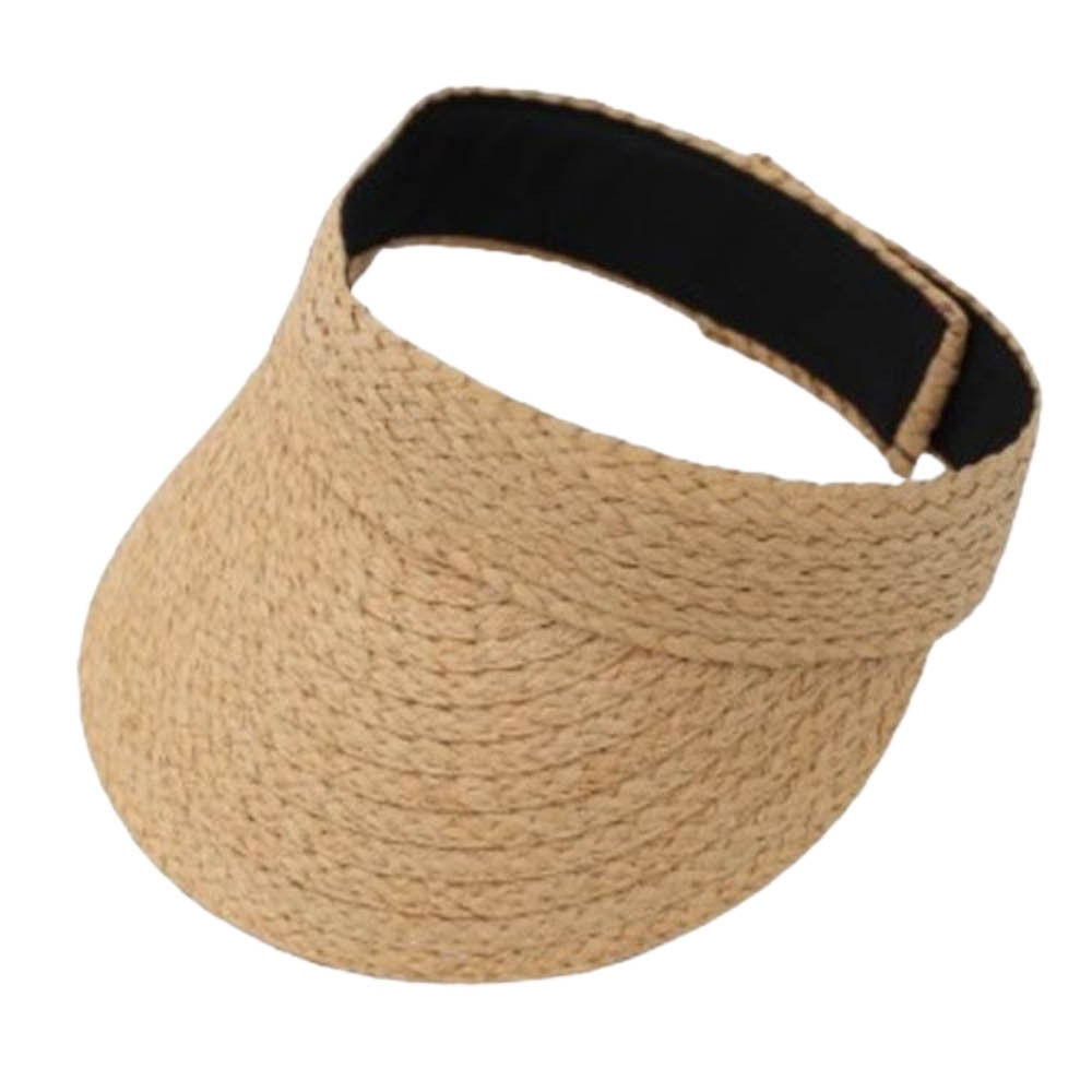 Women's Tennis Straw Hat with Velcro