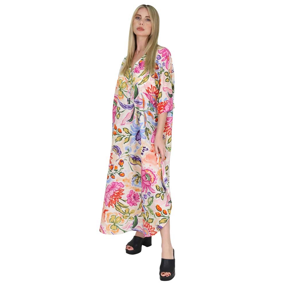 Maxi shirt dress