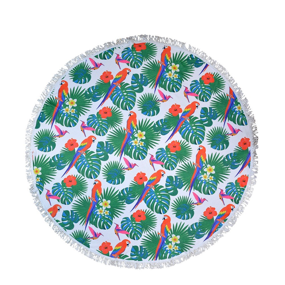 Round Towel Parrot 150cm