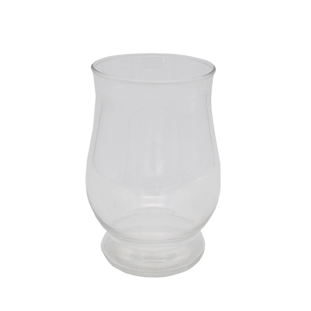 Glass Candlestick 10x10x15cm