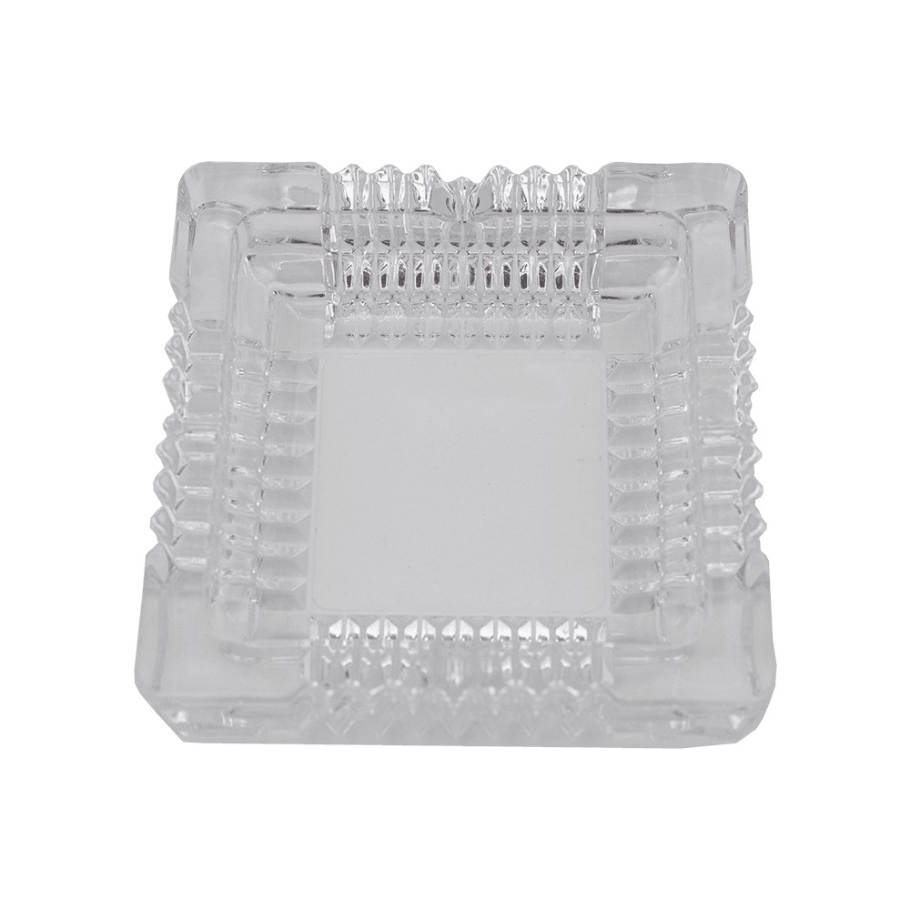 Crystal Square Ashtray 15x15cm