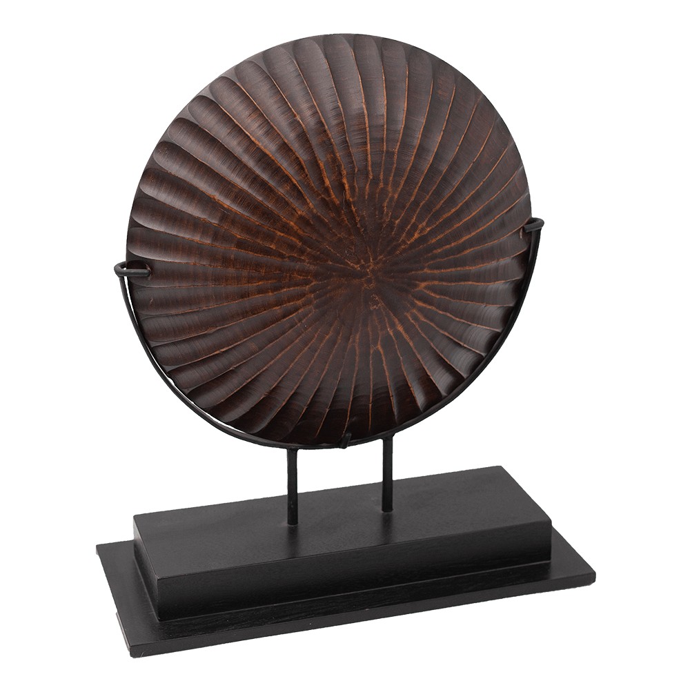 Decorative Wooden Disk 42x36x16cm