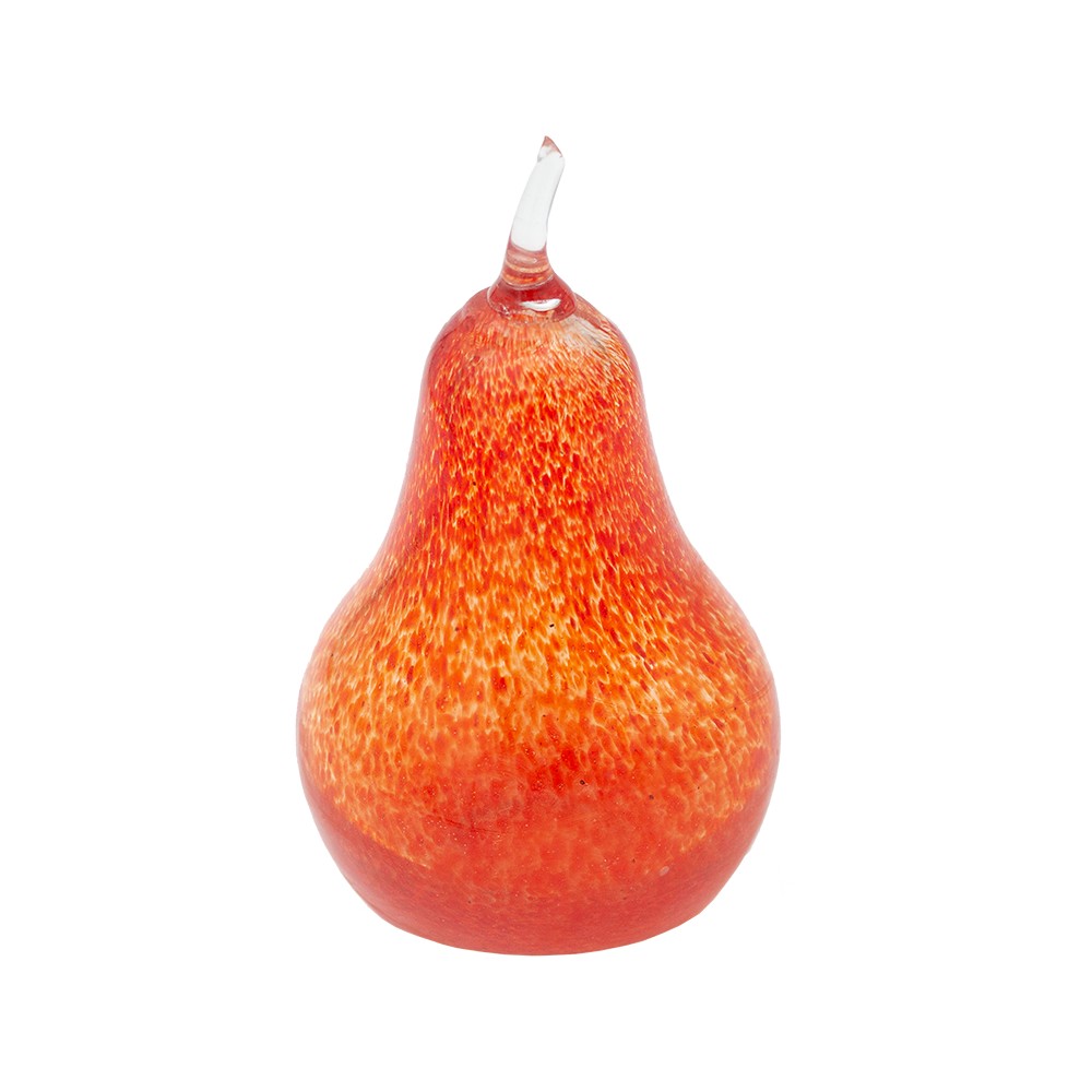 Glass Pear 17x9x9cm