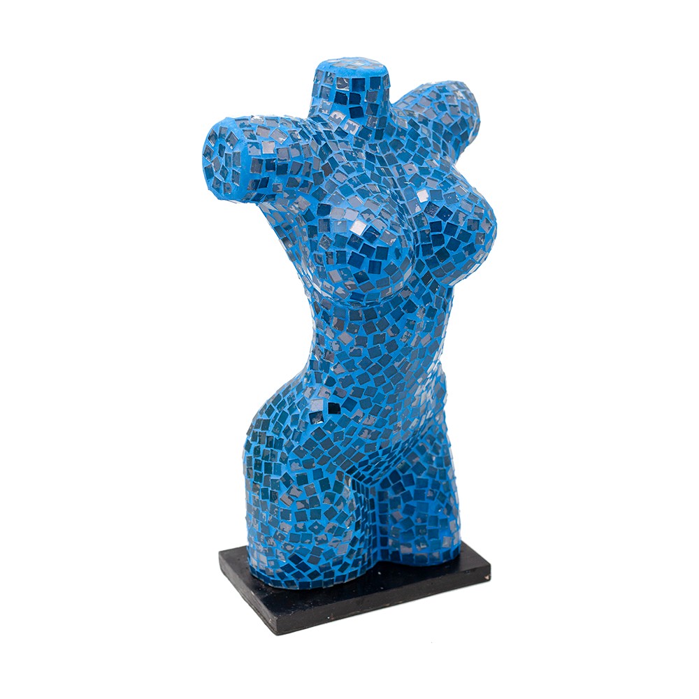 Glass Mirror Woman Body 41x21x13cm