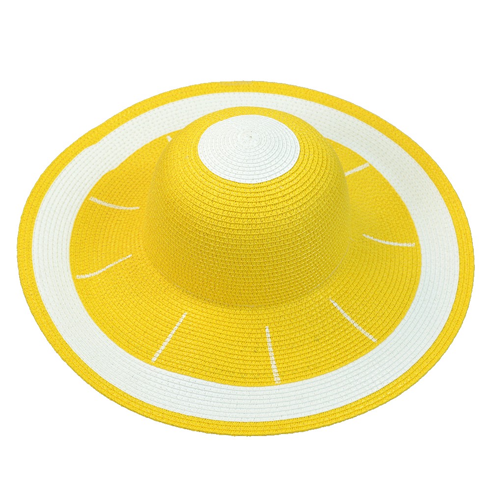 Woman's Straw Hat Lemon