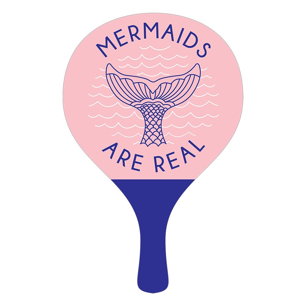 Beach Racket Ball Set Mermaid Tail